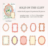 20pcs flora frame sticker pack(S26051410)