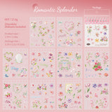 20sheets floral sticker book(TZB26071910)