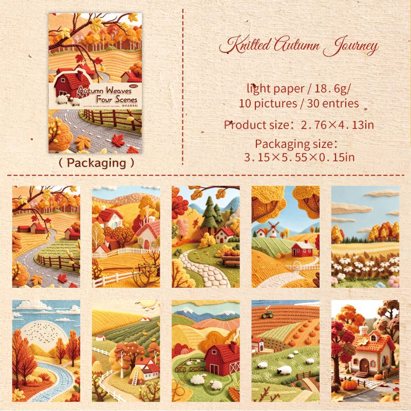 30pcs scenes paper pack(P26071110)