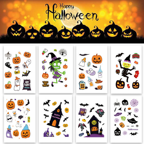 8sheets halloween sticker pack (S26032310)