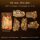10pcs night shines PET-sticker pack (S25092410)