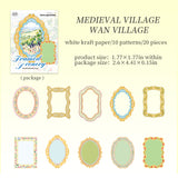 20pcs flora frame sticker pack(S26051410)