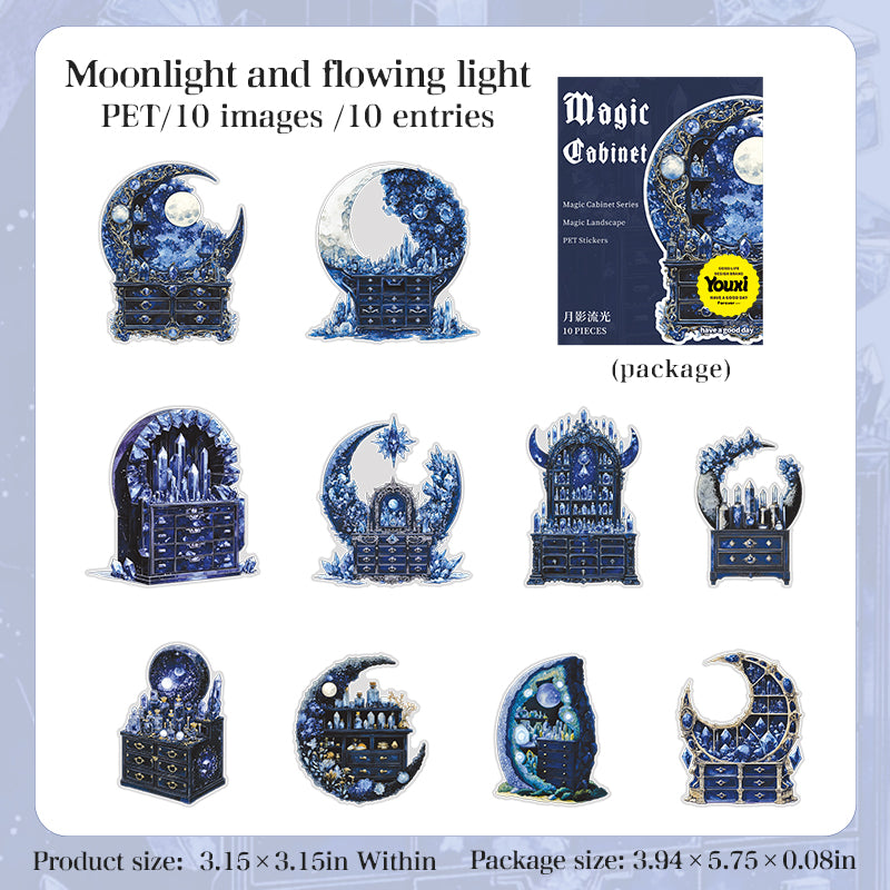 10pcs magic cabinet sticker pack (S25061006)
