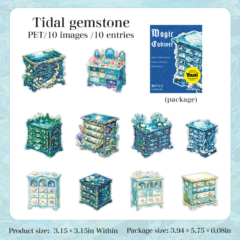 10pcs magic cabinet sticker pack (S25061006)