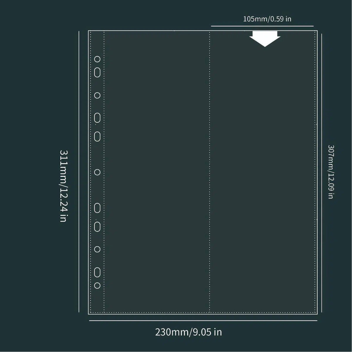 Tape / sticker storage binder bundle(T260624-2)