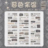 6sheets words sticker pack(S26060311)