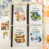 18pcs Nodic season PET+WASHI sticker book (TZB25090801)