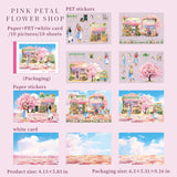 10sheets leisure holiday paper+card+PET sticker book (TZB25102112)