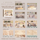 10sheets leisure holiday paper+card+PET sticker book (TZB25102112)