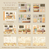 10sheets leisure holiday paper+card+PET sticker book (TZB25102112)