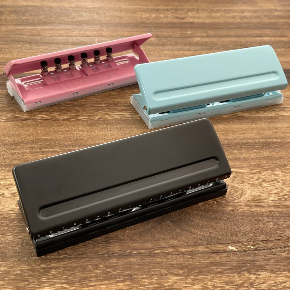 Adjustable 6 Hole Punch: Capacity for A4 / A5 / A6 / Personal/Pocket Size (C25112411)