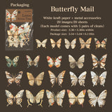 20pcs letter across time sticker pack (S25102113)