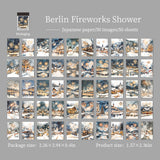 50pcs winter country mini sticker book (S25110614)