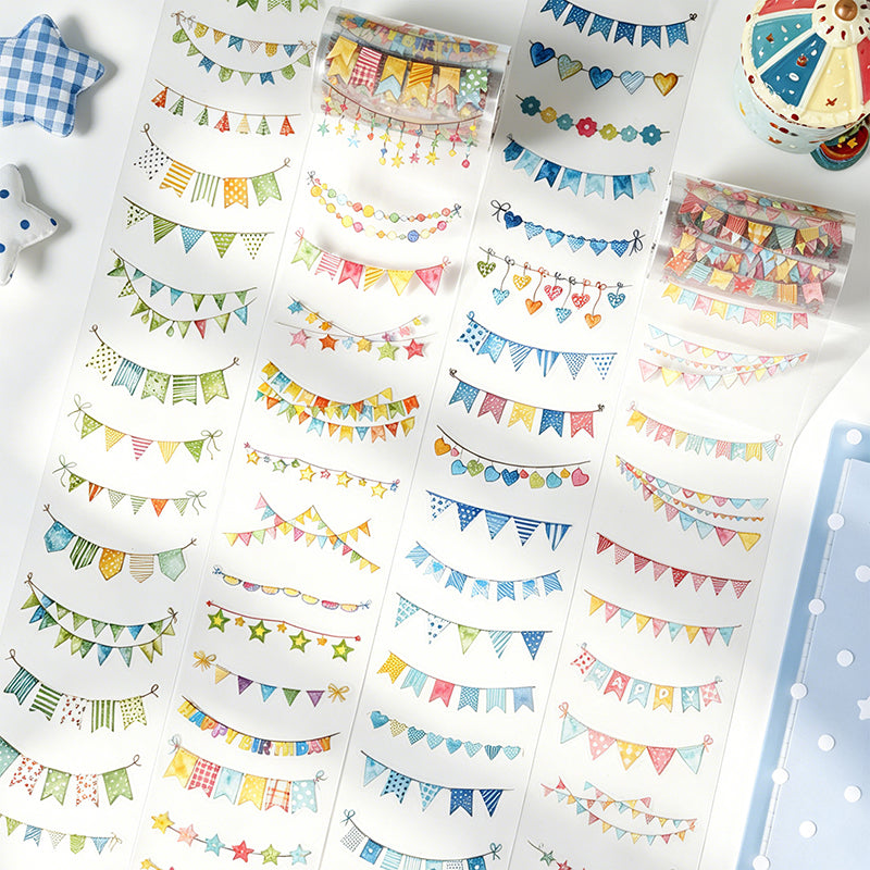 1 roll party flag PET-tape(T26062301)