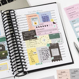 20sheets planner pre-cut sticker book(TZB26040808)