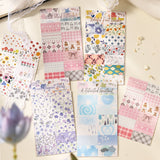 4 sheets floral sticker pack(P26071904)