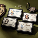 100pcs vintage label sticker pack (S25102107)