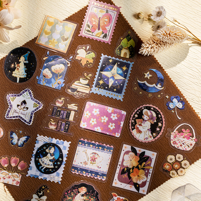 25pcs fantasy diary sticker pack (S26032403)