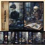 10pcs dark gothic Lab paper pack (P26061706)