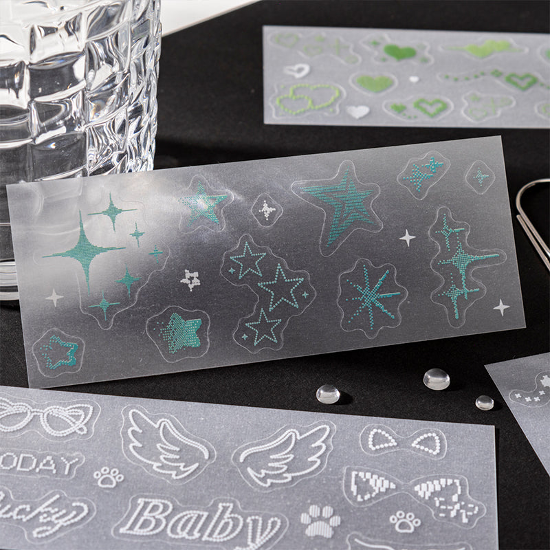 16sheets start pre-cut sticker book(TZB26052709)