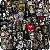 50pcs gothic doll sticker pack(S26041511)