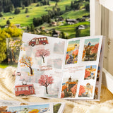 18pcs Nodic season PET+WASHI sticker book (TZB25090801)