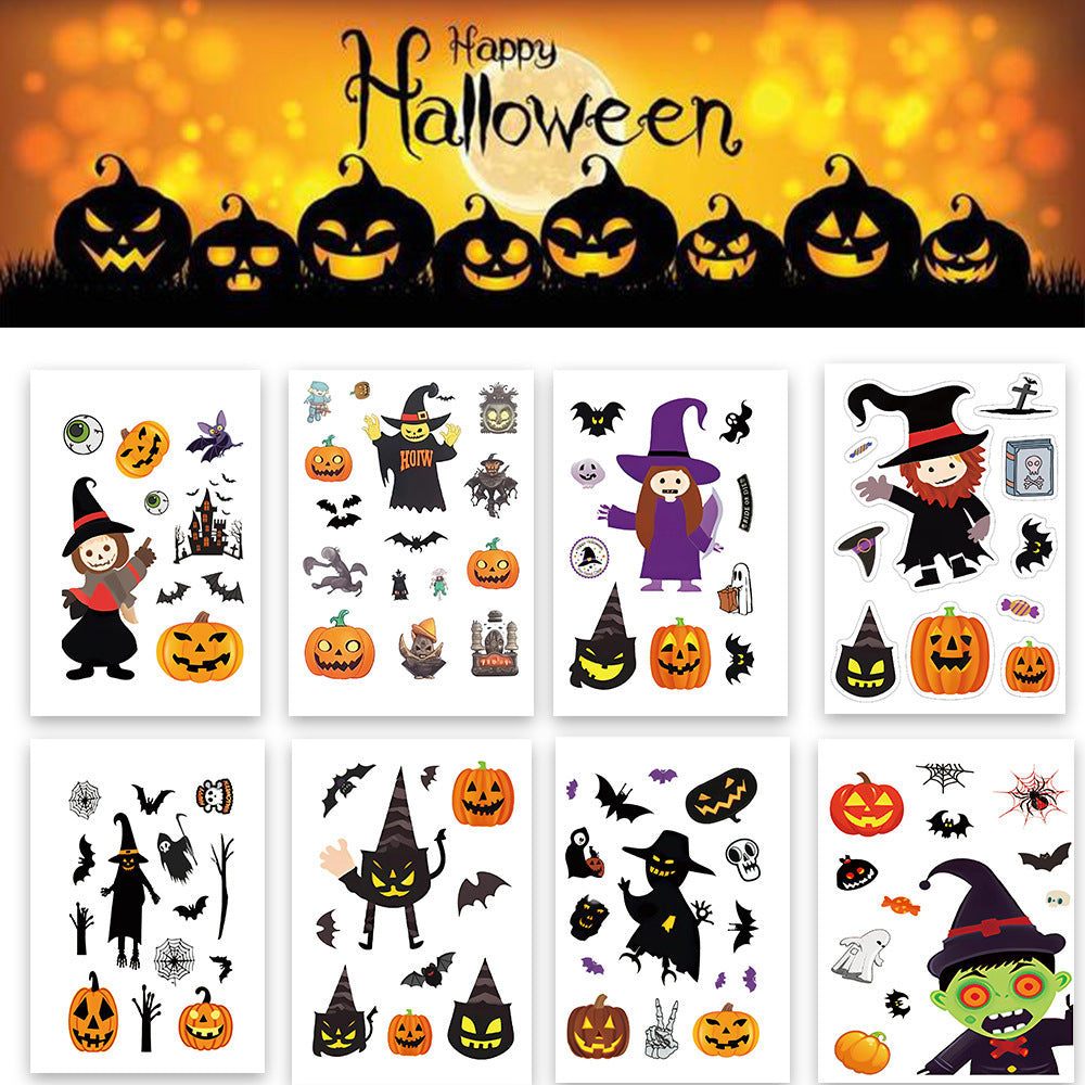 8sheets halloween sticker pack (S26032310)