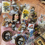 8sheets vintage sticker pack(S26041516)