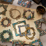 10pcs medieual frame card-sticker pack (S25100902)