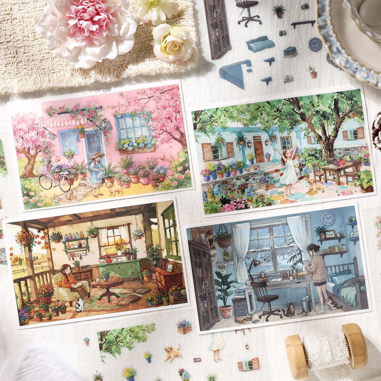 2 sheets daily sticker pack(S26052907)