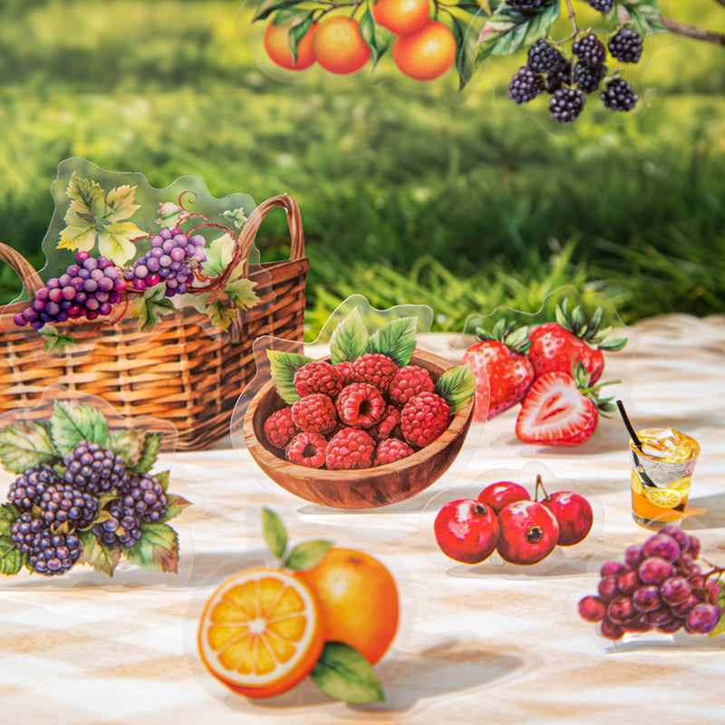 15pcs basket fruit sticker pack (S25101609)