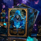 50pcs witch magic book paper pack (P25081901)