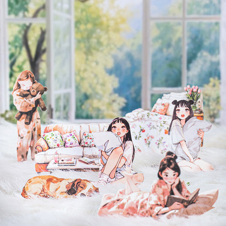 100pcs lying lifestyle sticker pack (S25082710)