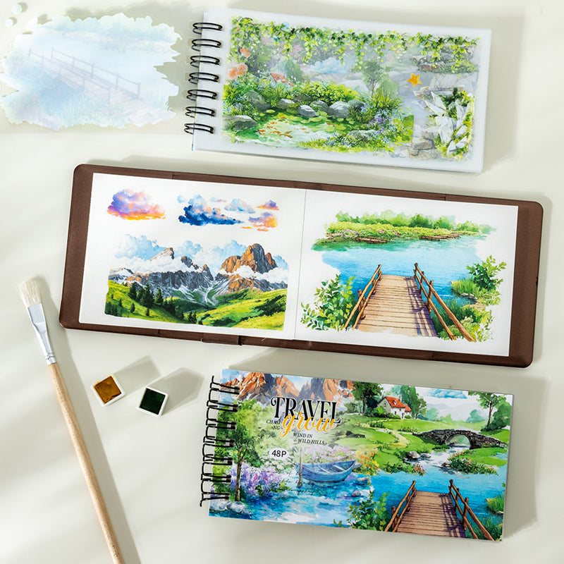 Landscape 48pages sticker book