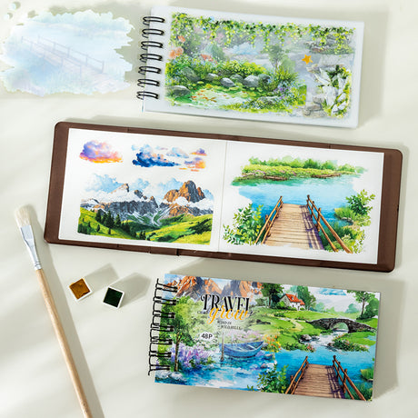 Landscape 48pages sticker book