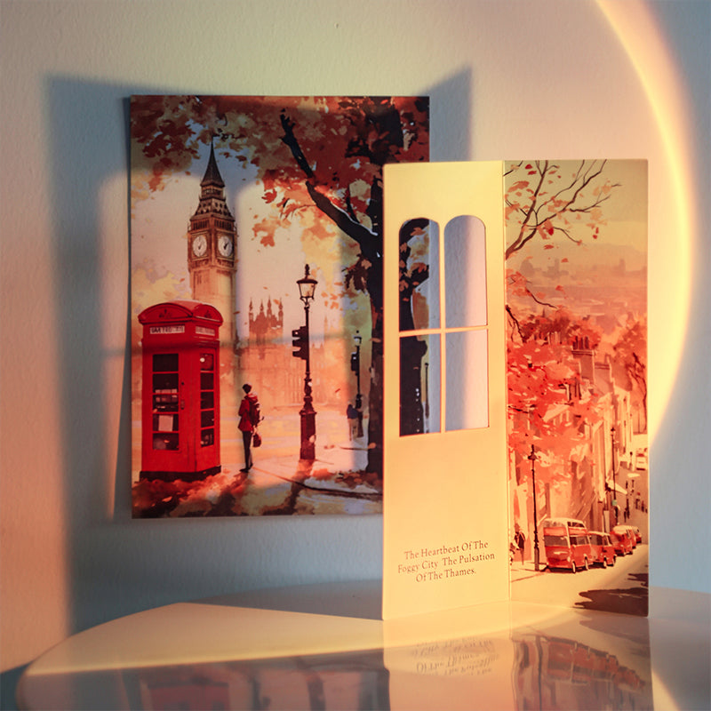 10pcs city outside window paper card pack (P25090403)