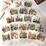 10pcs colorful world PET-sticker pack (S25072806)