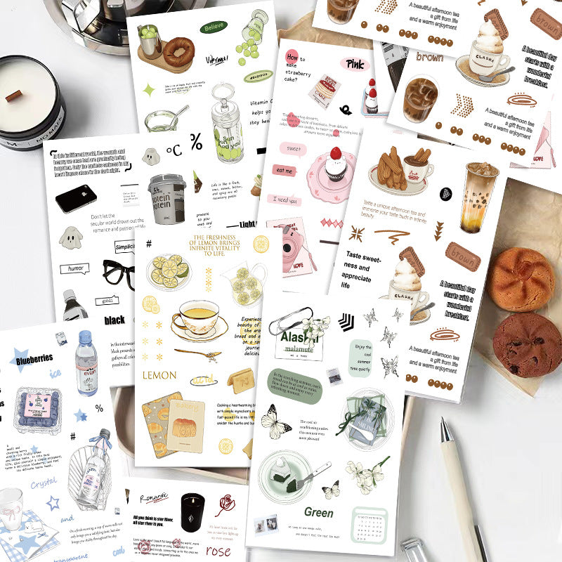 Daily life sticker 8pcs