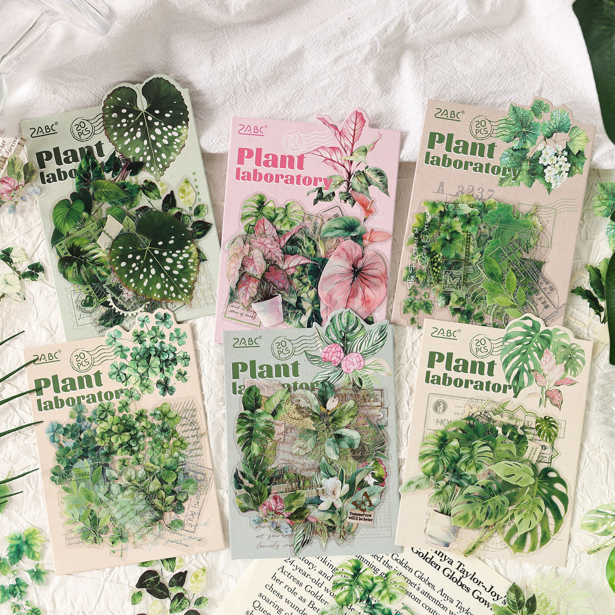 20pcs plant sticker pack (S25110608)