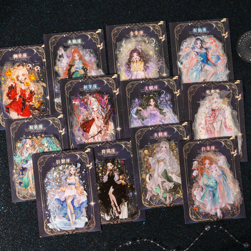 10pcs zodiac sticker pack (S25071201)