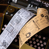 1 roll vintage manuscript washi-tape (T25110603)