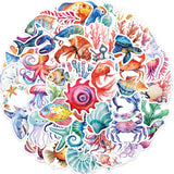 50pcs sea animals stickers pack(S25101505)