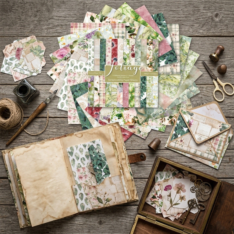 24pcs 6in floral paper pack(P26053009)