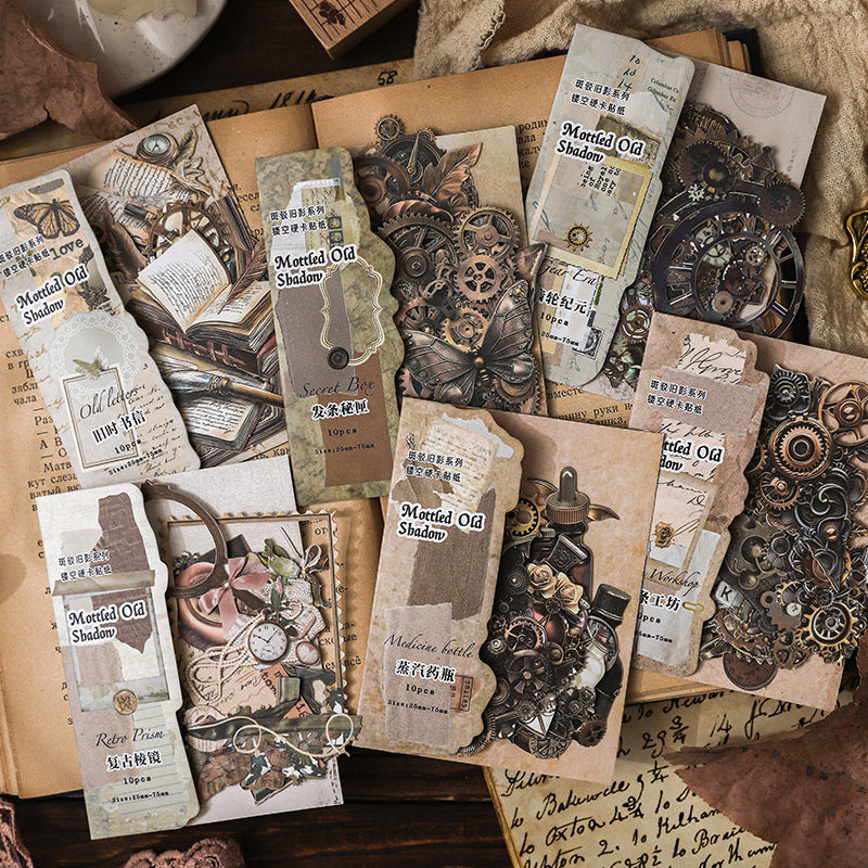 Steam punk sticker pack 10pcs