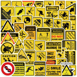 50pcs warning sticker pack (S26032702)