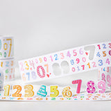 1 roll numbers pre-cut tape (T26040803)