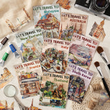 20pcs travel country sticker pack (S26032303)