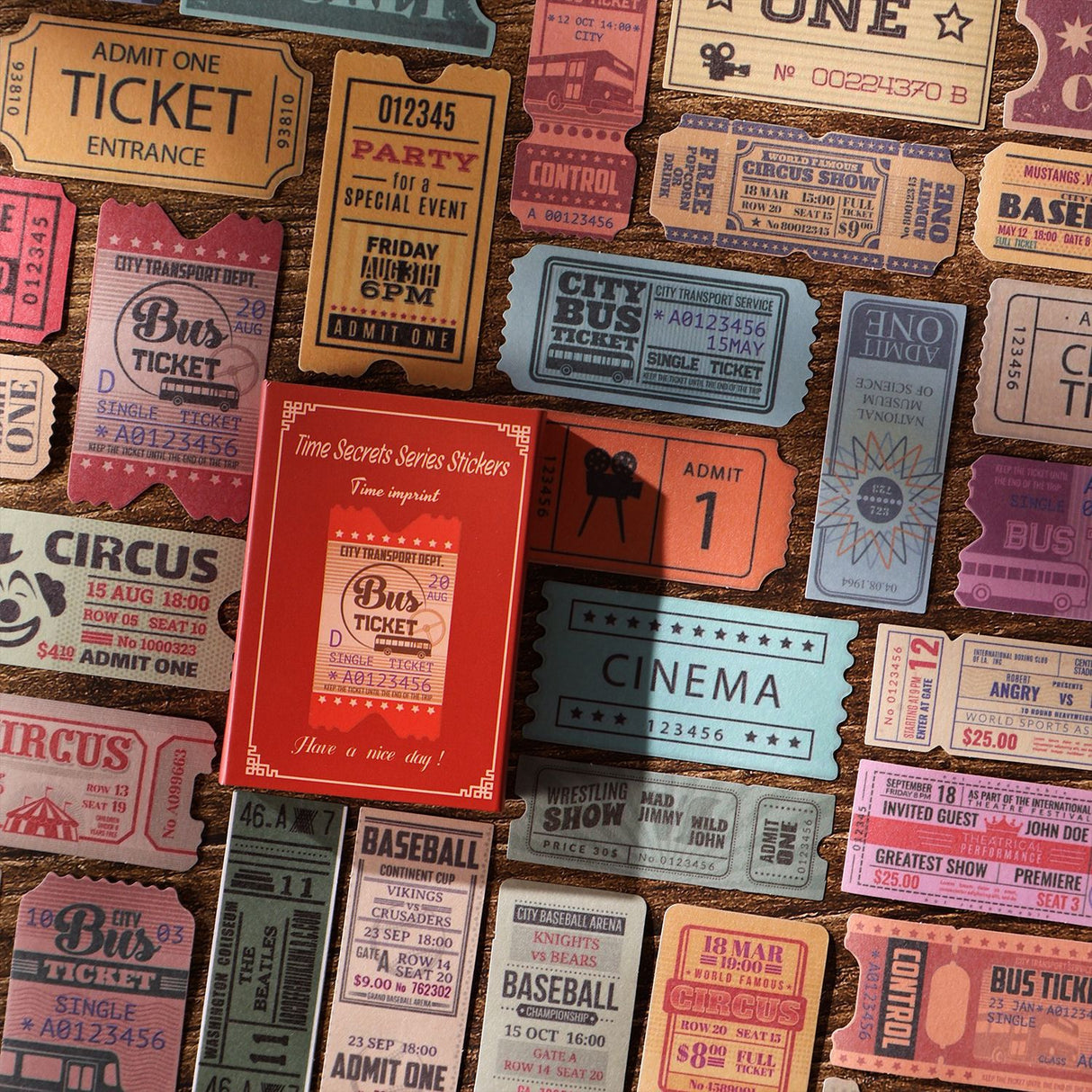 100pcs vintage sticker pack（S26052602）