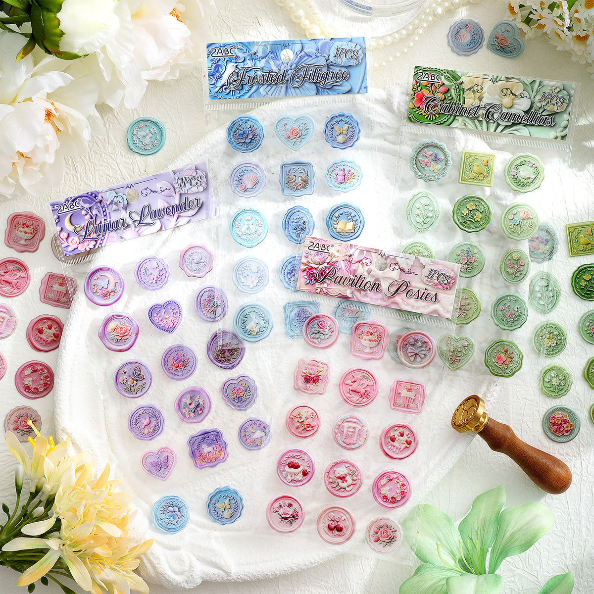 Seal wax sticker pack 15pcs