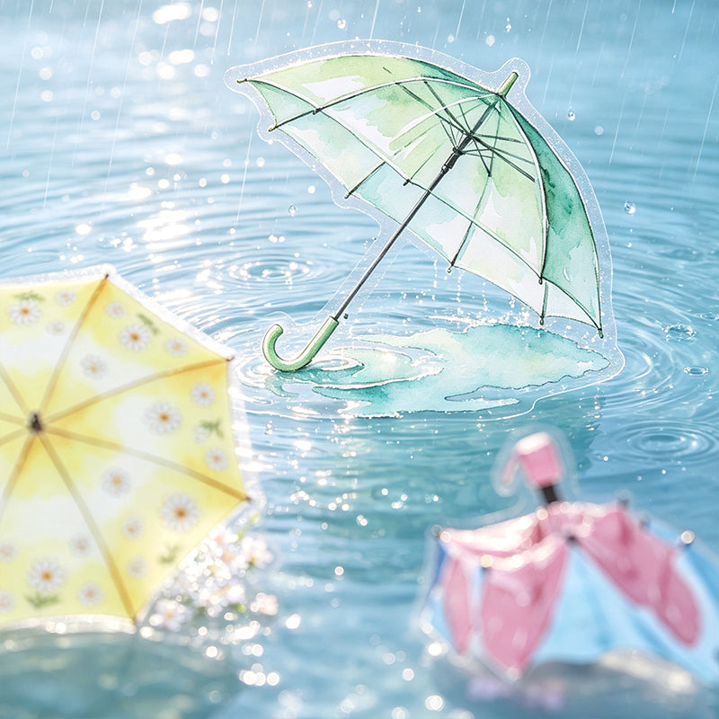 Rainy Umbrella sticker pack 30pcs